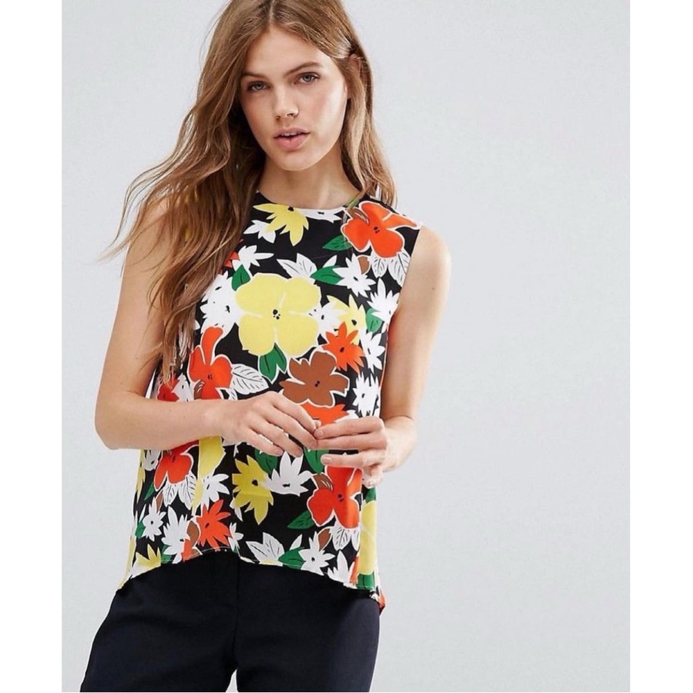 NWOT YMC Floral Blouse size 4